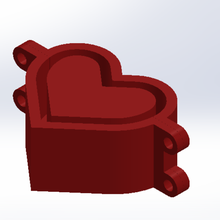 heart pot art 3d print model - Mito3D
