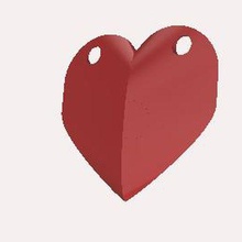 cœur puzzle pendentif bijoux Collier valentines journée l'amour vacances époux sortir ensemble scission divorce 3d print model - Mito3D