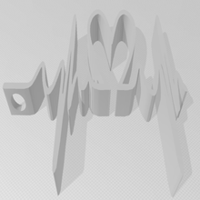 heart rate keyring love 3d print model - Mito3D