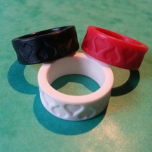 heart ring jewelry valentine 3d print model - Mito3D