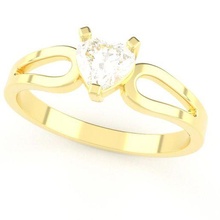 cœur bague anel cora bijoux 3d print model - Mito3D