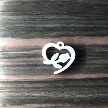 kalp gül takı mücevher kolye anahtarlık dekorasyon dekor 3d print model - Mito3D