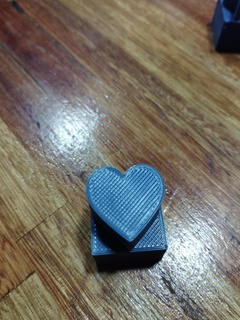 heart seal decoration bakery cutting tool mold custom design 3d print model - Mito3D