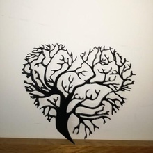 cuore dell'albero natura punta da trapano la decorazione della parete di alberi a forma regalo scollo amore 3d print model - Mito3D