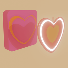 forma cuore pendente ciondolo rosa medaglione gioielli 3d print model - Mito3D
