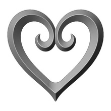 heart shaped decoration element relief 3d print model architecture ornate floral onlay ornament wall decor cnc carving artcam plaster moldings printable wood furniture carved moulding sculpture frame 3d print model - Mito3D