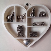 heart shelf home decorative design fashion creative jewelry trinkets pill box collection object 3d print model - Mito3D