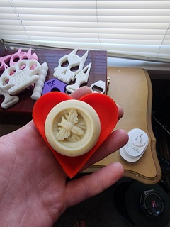 heart soap tray dish wife valentine valentines february 2-14 love sweet bowl sweetheart mom sister daughter 3d print model - Mito3D