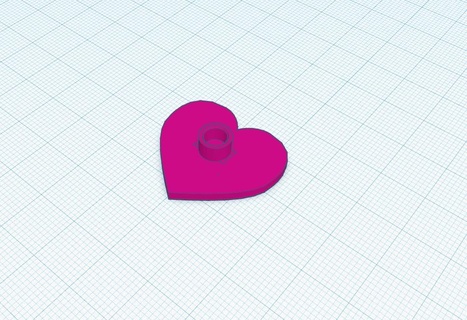 cuore sprite pro estrusore Filatura fascino pendente stampante creality 3d print model - Mito3D