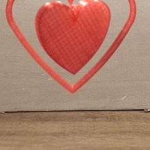kalp süspansiyon deko aziz sevgili Aşk 3d print model - Mito3D