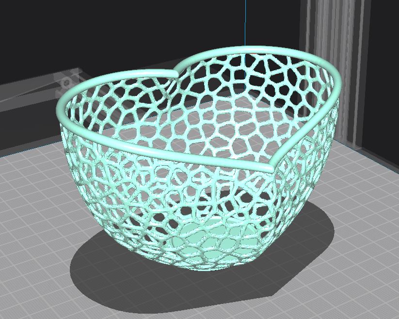 coração Chá leve suporte luz 3D print model - Mito3D