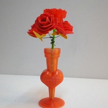 cœur vase art la saint-valentin l'amour soliflore maison les cadeaux rose de fleur 3d print model - Mito3D