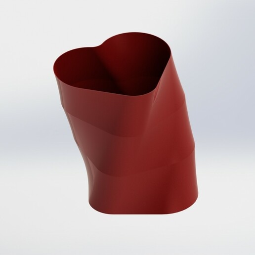 heart vase cookie jar bottle love and friendship box clover i 3D print model - Mito3D