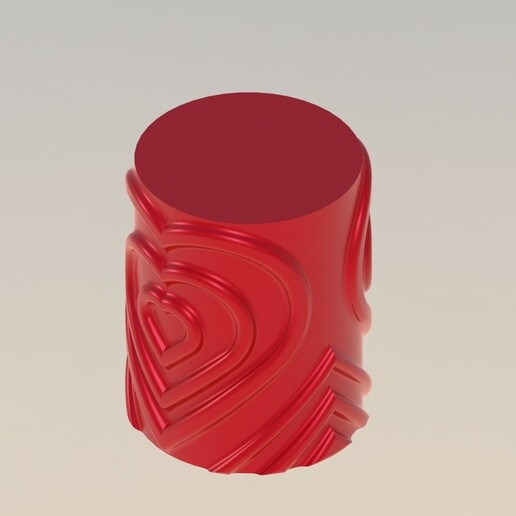 kalp vazo kurabiye kavanoz şişe Aşk dostluk Kutu yonca i 3D print model - Mito3D