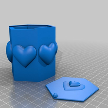 coeur boite cadeau cœur boîte bijoux Robert Rotterdam 3d conception mode 3d print model - Mito3D