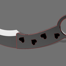 sentido Karambit herramienta cuchillo navaja corazón enamorado san valentin día regalo 3d print model - Mito3D
