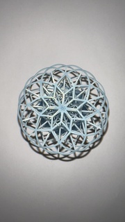 Herzblume Herz Valentinstag Mathematik Kunst Dekoration 3d print model - Mito3D