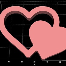 hearts various heart valentine 3d print model - Mito3D