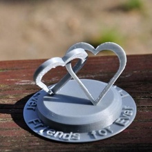 cœurs lié bijoux l'amour relation amicale cadeau décoration mariage anniversaire cadeaux engagement 3d print model - Mito3D