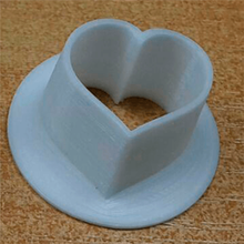 hearts cookie cutter heart 3d print model - Mito3D