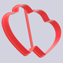 hearts cookie cutter love joke kitchen tools gift coffee heart 3d print model - Mito3D