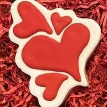 hearts cookie cutter 3d print model - Mito3D