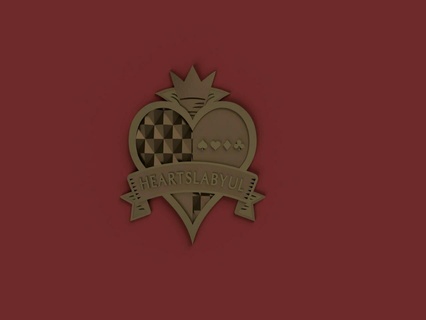 heartslabyul badge emblem twistedwonderland cosplay 3d print model - Mito3D