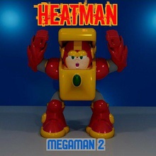 heat man megaman2 game toy video games sega genesis robot retrogaming nintendo switch capcom action figure 3d print model - Mito3D