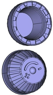 chaleur pompe chauffage bouton Température réglage Chaudière radiateur 3d print model - Mito3D