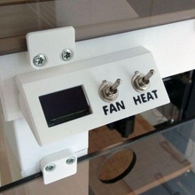 heated chamber temperature control panel enclosure 3d print model - Mito3D