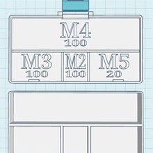 heated inserts box 3d print model - Mito3D