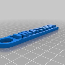 Heidekraut Schlüssel Ring Schlüsselring 3d print model - Mito3D