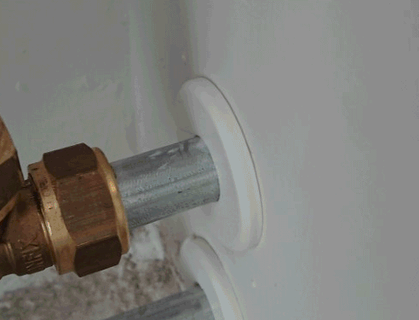 calefacción tubo rosetón hogar casa mejora reemplazo partes repuesto reparar bricolaje diy 3d print model - Mito3D