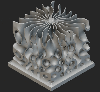 heatsink additive additivemanufacturing diy science lattices hp fusion heat heattransfer cooler cooling 3d print model - Mito3D