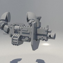 pesado parafuso lançadores robusto tropas 3d print model - Mito3D