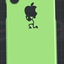 schwere apple verschiedene iphone box Telefon-Fall Mond cartoon 3d print model - Mito3D