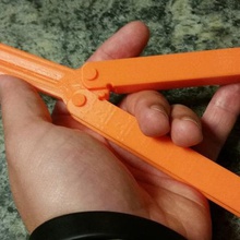 ağır bıçak eğitmen b-bıçak gadget kelebek oyuncak fidget aracı g-2 labs 3d print model - Mito3D