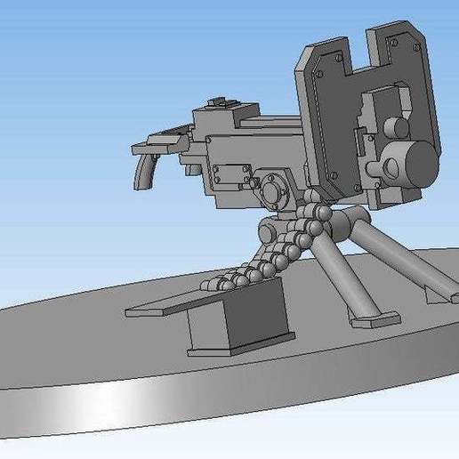 heavy bolter weapon team game toy wh40k warhammer 40k 40000 warhammer40k 3D print model - Mito3D