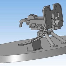 heavy bolter-heavy-Waffe-team Spiel - Spielzeug wh40k warhammer 40k 40000 warhammer40k 3d print model - Mito3D