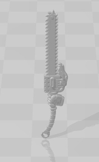 heavy chainsword wolves 3d print model - Mito3D