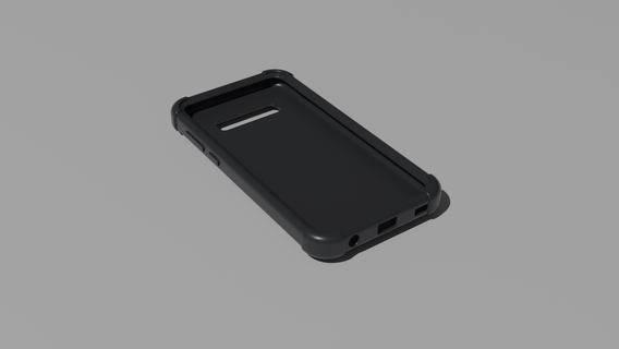 pesado dever célula phone caso bainha samsung s10+ celular 3d print model - Mito3D