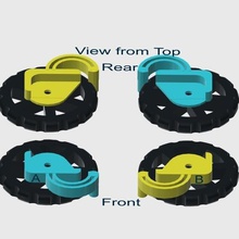 pesados ender 3 cama de nivelamento roda clipes retenção ferramenta atualização partes a impressora polegar o clipe creality pro 3d print model - Mito3D