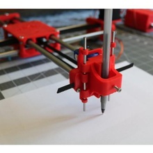heavy duty pen slider tool diy drawing machine part holder 3d print model - Mito3D