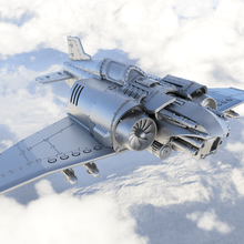 heavy fighter metal bird maverick game 40k flyer 28mm model p40 aircraft plane thunder 3d print model - Mito3D
