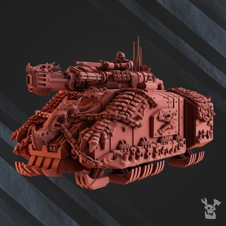 heavy hover tank sci-fi vehicle wargaming weapons tabletop 28mm alternative proxy grimdark dakkadakka 3d print model - Mito3D