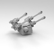 pesado hydra de defensa aérea la torreta posable radar juego juegos wh40k warhammer 40k 3d print model - Mito3D