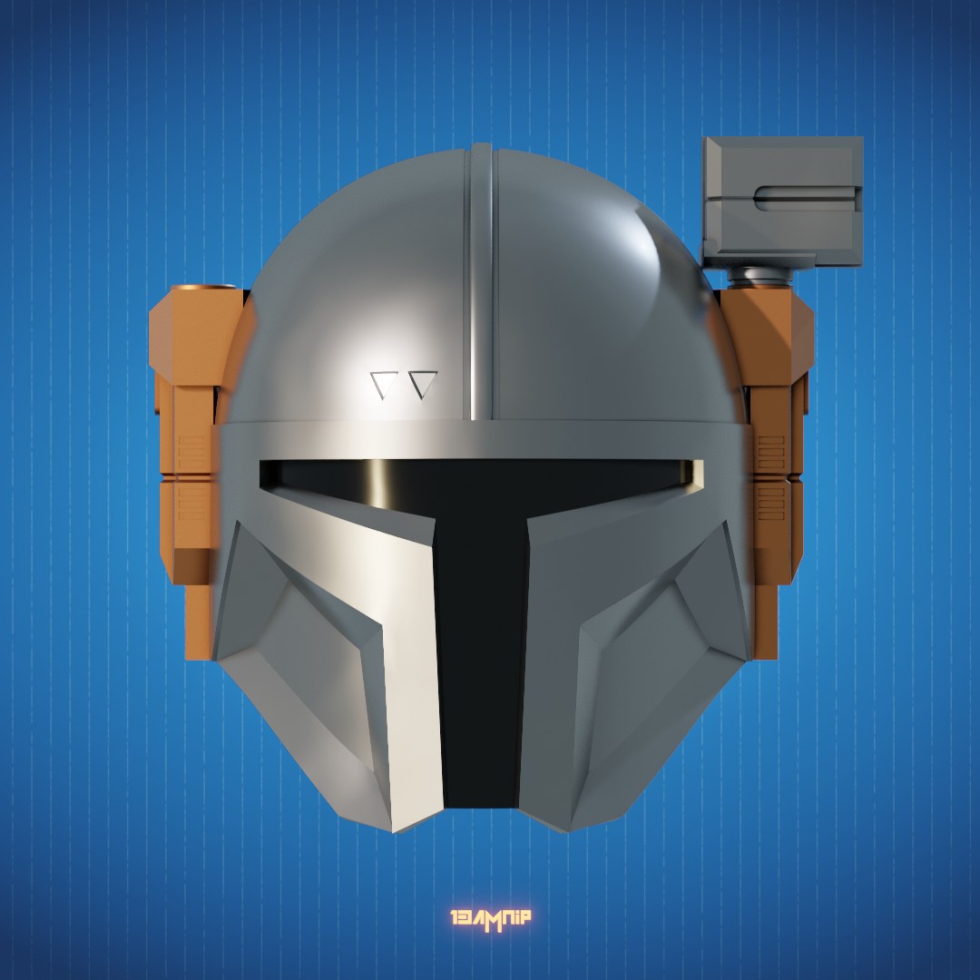 pesante fanteria mandalorian casco clone stella guerre beskar acciaio armatura jedi cavaliere sith signore Stormtrooper mando mandalore cosplay attrezzature personalizzato 3D print model - Mito3D