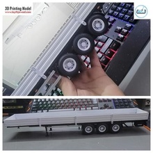 heavy lorry trailer 3d printing model truck vehicle car transfer automobile large-truck eurotruck iveco daily cabin scale kogel 3d print model - Mito3D