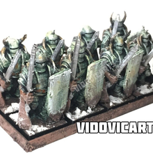 heavy nordic themed soldiers art age sigmar chaos chaoswarrior dnd miniature evil gaming knight nsfw nurgle vermintide wargaming warhammer fantasy warrior people 3d print model - Mito3D
