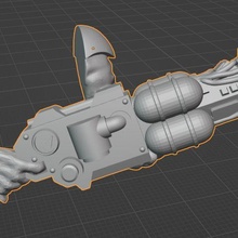heavy spaghetti riot control gun 3d print model - Mito3D